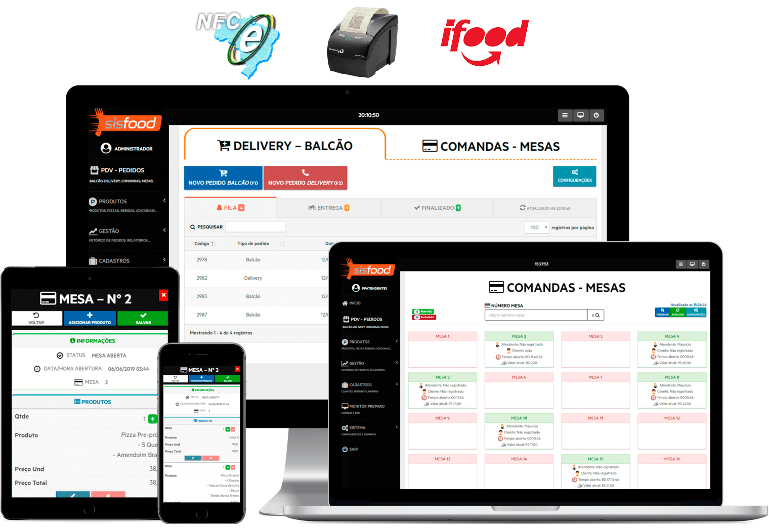 Retaguarda completa: financeiro, estoque, relatórios