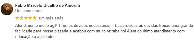 Avaliação Google SisFood